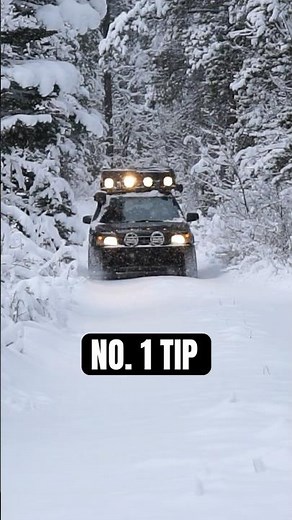 How to Drive in Deep Snow