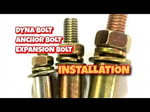 How to fix Anchor Bolt on Concrete | Paano magkabit ng Dyna Bolt