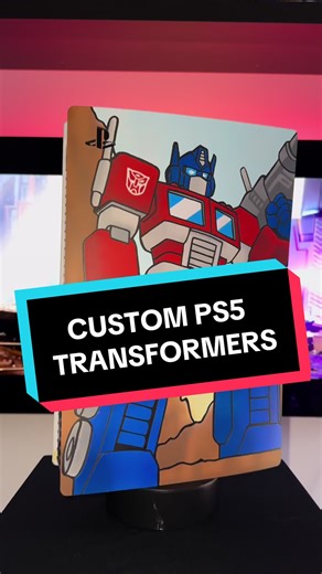 Custom PS5 Transformers | Optimus Prime x Megatron #playstation #transformers #optimusprime #megatron #custom