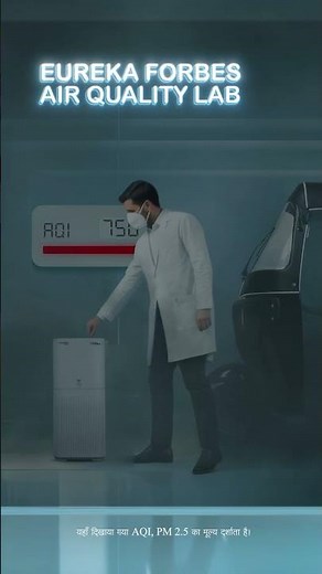 Heavy Traffic Smoke vs Forbes Air Purifier. Here’s the Result. | Hindi 30 sec