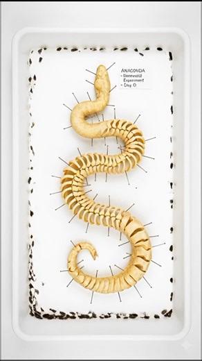 🪲 200 Beetles Cleaning Giant Anaconda🦴 ( Satisfying Time-Lapes)