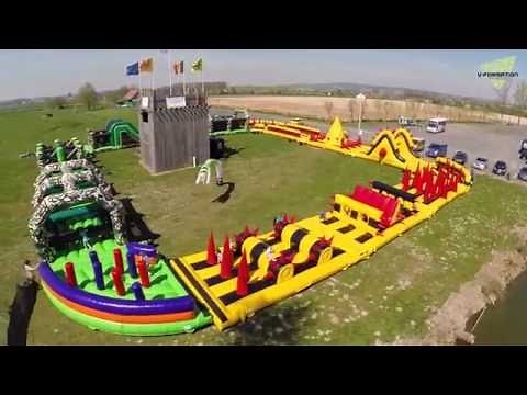 Ultimate Survival - 395ft / 120m Inflatable Obstacle Course - NEW CHANNEL