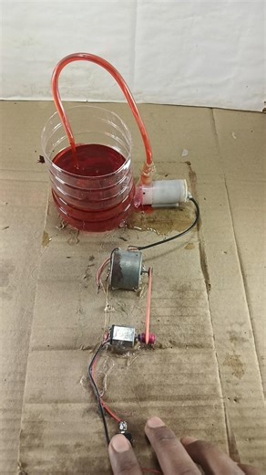 Dynamo Genretor power Transfer In mini water pump #shorts #dcmotor #dynamo