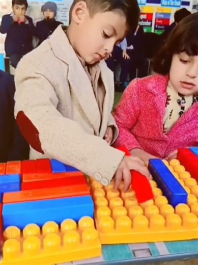 Our students are learning through play using blocks. This activity helps improve creativity, problem-solving, coordination, and teamwork in a joyful classroom environment. #block #learning #education #capcut