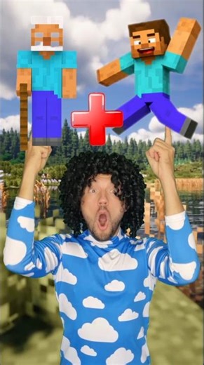 Old Steve + Steve = Minecraft Animation