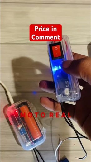 Super Small 12V Rechargeable Battery Pack for Cycle | Coin Lights! ⚡🚲 | DIY | #shorts #motoreal