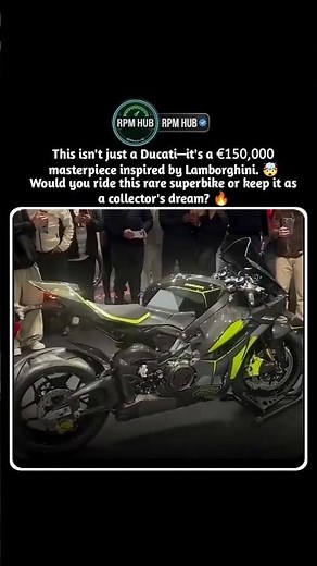 🔥 €150,000 Ducati x Lamborghini Bike! 🤯 The Ultimate Collector's Superbike