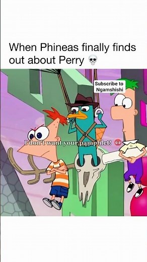 He crashed out the whole episode one of the best #PhineasAndFerb #Nostalgia #CartoonNetwork #Shorts