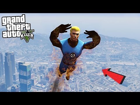 THE HUMAN TORCH - GTA 5 Mods