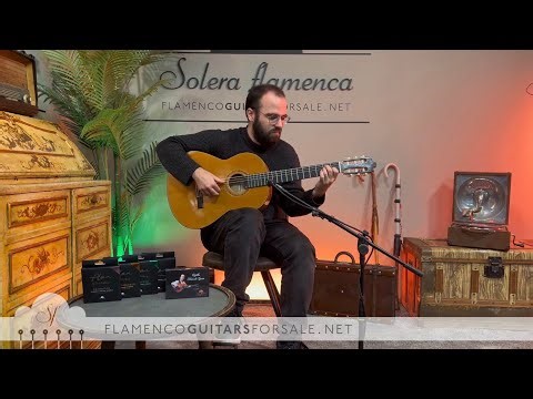 Francisco Barba 2007 flamenco guitar for sale played by Toni Abellán