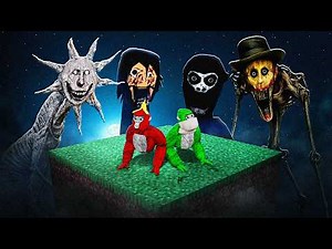 Surviving EVERY SCARY Gorilla Tag Ghost on One Chunk!