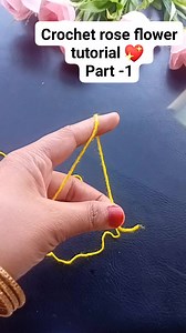 3.3K views · 54 reactions | Crochet rose flower tutorial/part -1 #reelsfypシ #trendingreelsvideo #artandcraft #everyone #crochet #ilovecrochet #crochetforbeginners | Julia's Craft & Crochet | Facebook