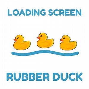 Rubber Duck Animated Loading Screen – Cozy Stream Overlay (WEBM, GIF, MP4) - Etsy UK