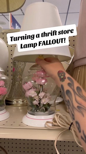 Turning a $4 thrift store lamp Fallout! #fallout #crafting #mrsfallout #fallouttok