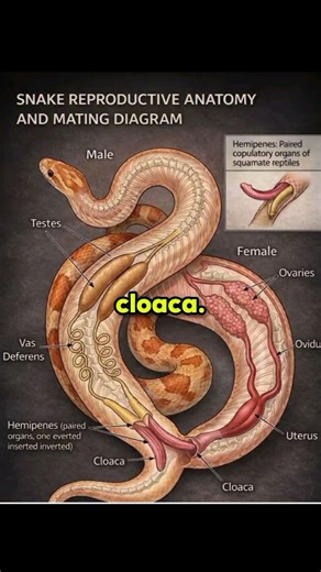🐍How snakes actually mate. Disclaimer: Videos and images credits to owners.
