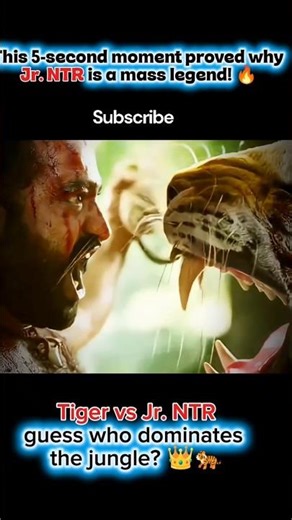 Jr. NTR vs Tiger Fight Scene | RRR | Indian cinema#shorts #rrr #ntr