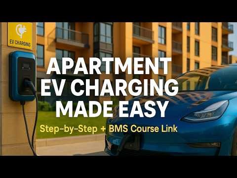 Apartment EV Charging Made Easy — 80-Second Guide (+ BMS Course Link)