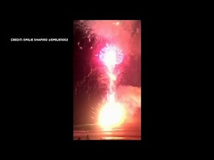 Watch: Barge explodes during New Year's Eve fireworks display