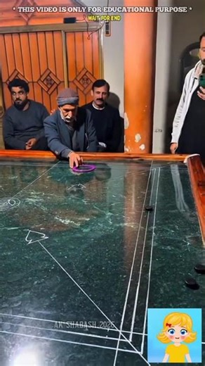 😱 SHOCKING: Carrom Challenge: Grandfather Wins ₹5000 With Perfect Shots!