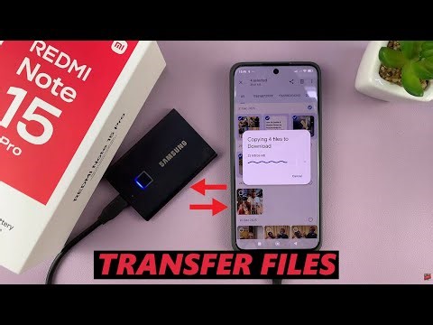 How To Transfer Files, Photos & Videos Between External USB Device & Redmi Note 15 Pro