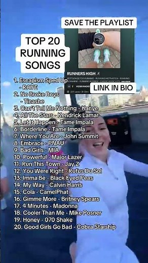 Top 20 Running Songs