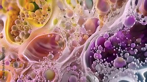 Magnified view of nitric oxides role in regulating smooth muscle relaxation.