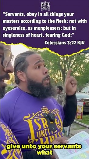Servants Obey Your Master EXPLAINED #IUIC #Bishop #Nathanyel7 #israelunitedinchrist