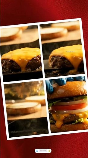 The Perfect Cheeseburger Build 🍔 #Shorts #cheeseburger