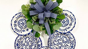 Dollar Store Plate Wreath