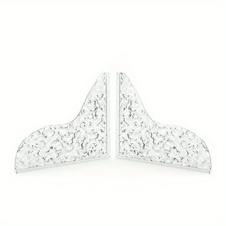 2pcs Shower Splash Guard, Self-Adhesive Transparent Stone Pattern Shower Corner Water Guard, Tub Splash Guards To Keep Water In Shower, Acrylic Clear Bath Splash Guard For Bathtub - Walmart.ca