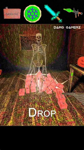 Granny skeleton vs all weapons #granny #gaming #games #shorts