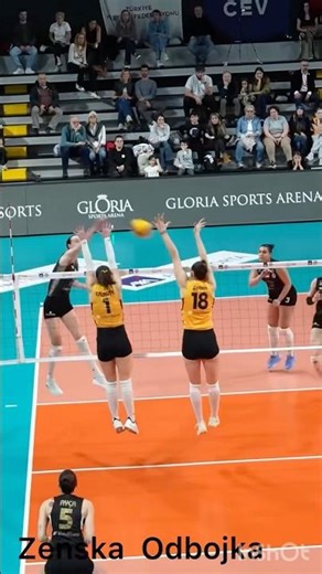Monster Block by Zehra Güneş Stuns Entire Arena#volleyball #vakifbank #zehragüneş