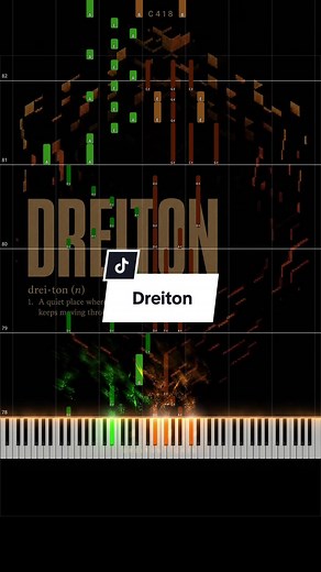 Dreiton by C418 - A Piano Tutorial Experience