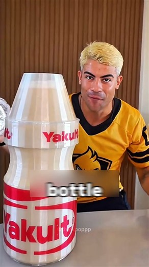 Why is a Yakult bottle always so small? 🥤