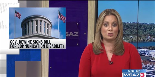 Ohio Gov. DeWine signs bill for communication disability