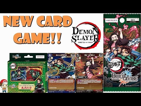 A Demon Slayer TCG Just Got Released!! (Kimetsu no Yaiba) (Build Divide)