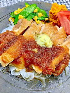 ステーキハウス宮のタレ風♡チキンステーキ^_−☆ レシピ・作り方 | クラシル