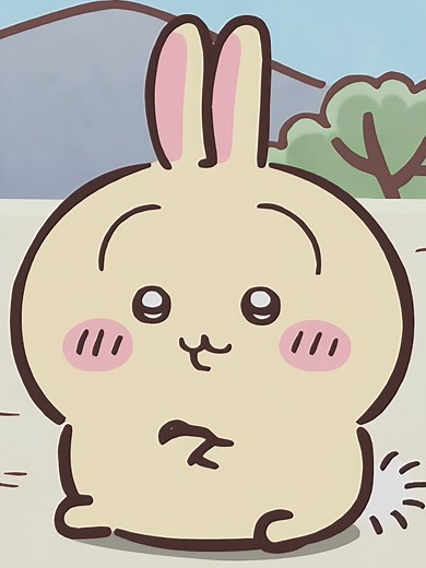うさぎが考えて出した結果#ちいかわ #うさぎ #うさぎとまったり #うさぎがやってくる #283 | una