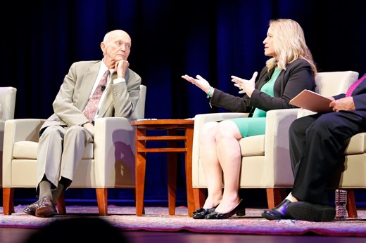 Space Diplomacy: Apollo 11 astronauts Michael Collins and Buzz Aldrin visit the National Museum of American Diplomacy - The National Museum of American Diplomacy