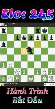 What should you do when you first start playing chess with a low Elo rating? #shorts