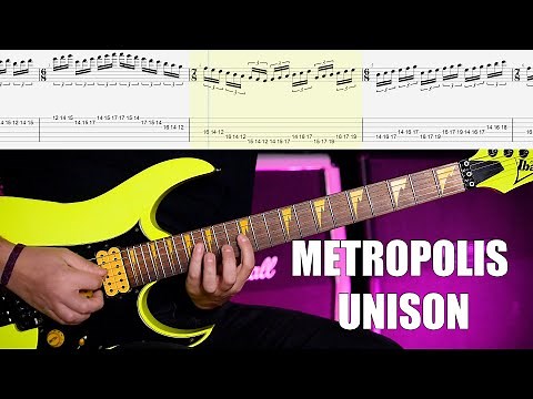 Dream Theater Metropolis Part 1 Unison Lesson with Tabs