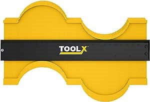 Contour Gauge Profile Outline Tool (5-Inch Wide) with Metal Core - Super Premium Quality Master Shape Duplicator for Measuring & Duplication of Irregular Template