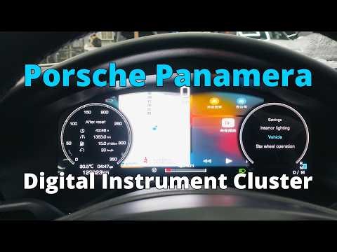 Porsche Panamera Digital Instrument Cluster Upgrade