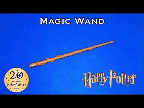 How to make origami Magic Wand Harry Potter tutorial