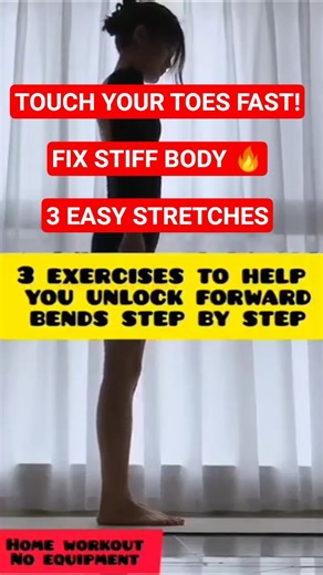 3 Exercises to Unlock Forward Bends | Full Body Flexibility at Home (No Equipment)#homeworkout