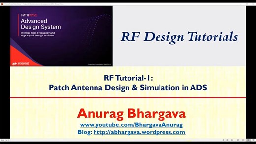 RF Design-1:Patch Antenna Design and Simulations（带英文字幕，有翻译）