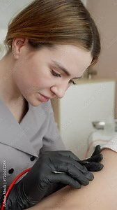 Skin Examination Using Specialized Medical Tools