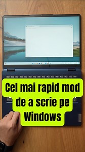 94K views · 17K reactions | Cel mai rapid mod de a scrie pe un laptop sau PC cu Windows | Cristian Florea | Facebook