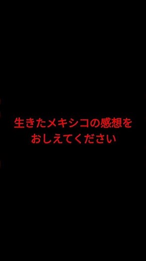 生きたメキシコの感想をお伝え下さい