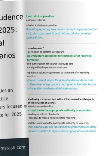 NCLEX Jurisprudence Practice Test 2025: Legal & Ethical Nursing Scenarios - examstash.com